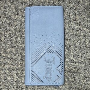 Juicy Couture Blue and Cream Wallet